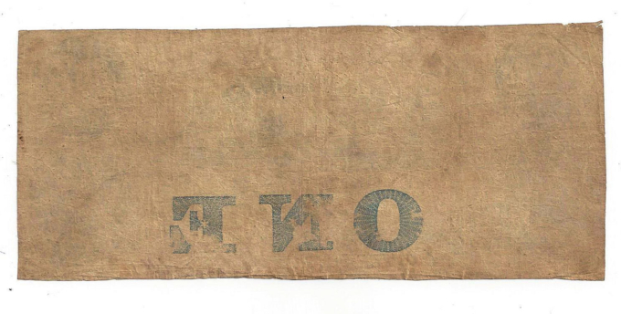 1858 The New London Bank - One Dollar D01104