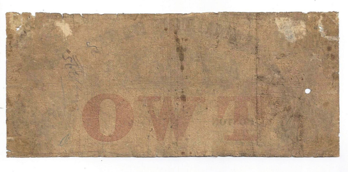 1856 The Hamilton Bank, Boston, Ma - $2 Obsolete Note - D07908