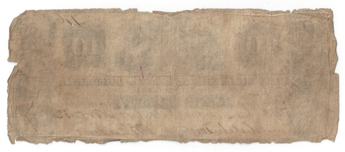 1832 Commercial Bank of Columbia SC Ten Dollar Note Sh136 -D03019