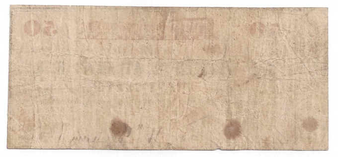 1862 Western & Atlantic R.R., Atlanta GA 50c Note No.13808 (D57464)