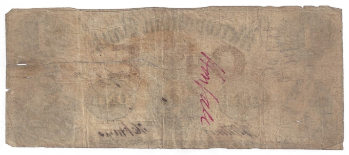 1832 Metropolitan Bank, Washington D.C. $1 Note No.4786 (D58639)