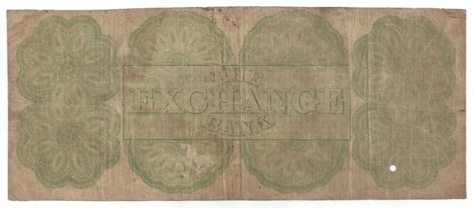 1858 Exchange Bank of Virginia, Norfolk VA $10 Note No.1697 (D58646)