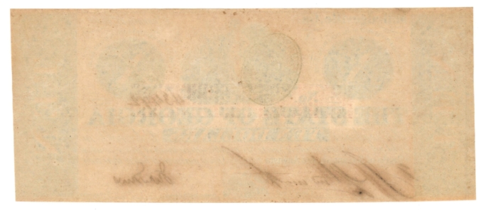1862 State of Georgia, Milledgeville, GA $10 Note No.43492 CR4A R-7 (D59181)