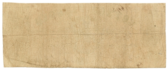 1862 State of Mississippi, Jackson, MS $3 Note No.31695 CR19 (D59318)