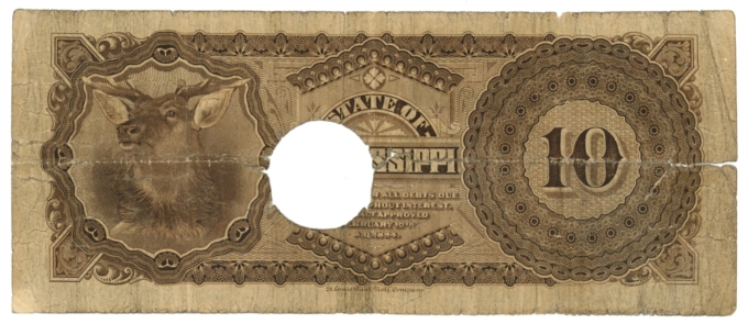 189X State of Mississippi, Jackson, MS $10 Special Warrant (D59668)