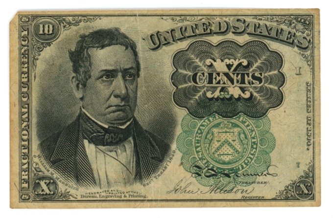 FR-1264 US Fractional 10C Note (L4878)