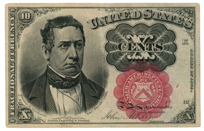 FR-1266 US Fractional Note 10C (L4879)