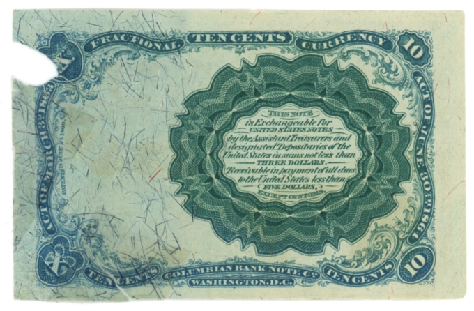 FR-1266 US Fractional Note 10C (L4882)