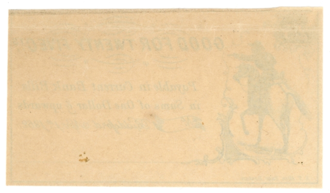 1862 Biddleford, Maine 25c Obsolete Scrip (63298)