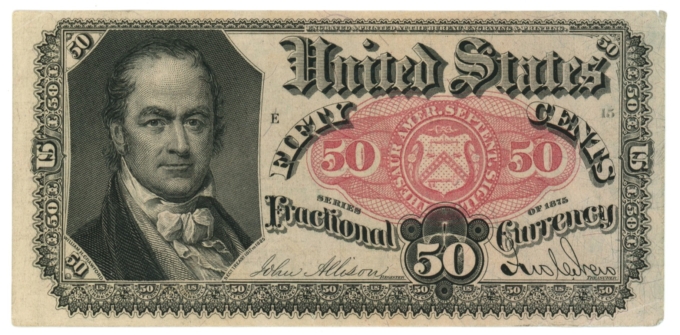 Fr.1381 United States Fractional Currency 50c Note - Fifth Issue (63318)