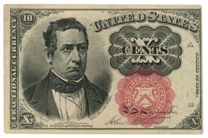 Fr.1266 United States Fractional Currency 10c Note (63324)