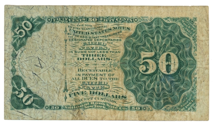 Fr.1379 United States Fractional Currency 50c Note - Green Seal (63326)