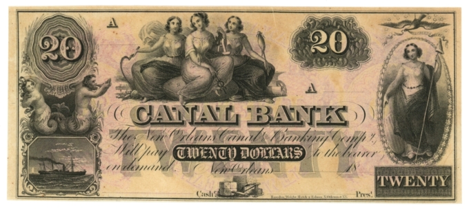 18__ Canal Bank New Orleans Louisiana $20 LA (L4926)