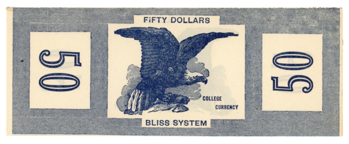 Maine College Currency Bliss System 50 ME (L4965)