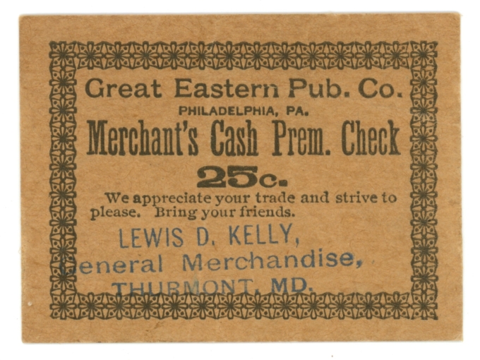 ND Merchant Scrip Thurmont Maryland MD 25C (L4971)