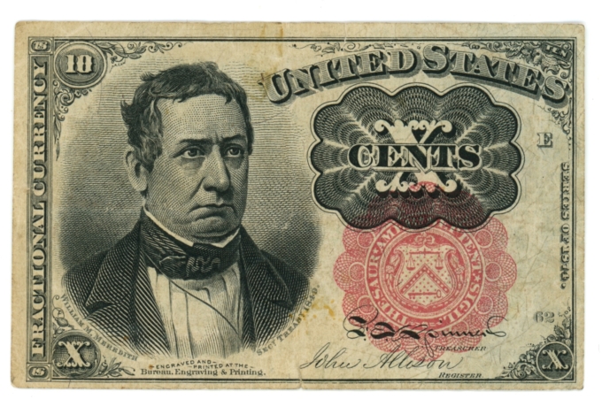 Fr.1265 United States Fractional Currency 10c Note (63528)