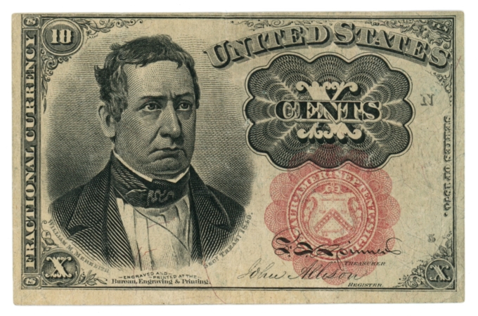 Fr. 1266 United States Fractional Currency 10c Note (63602)