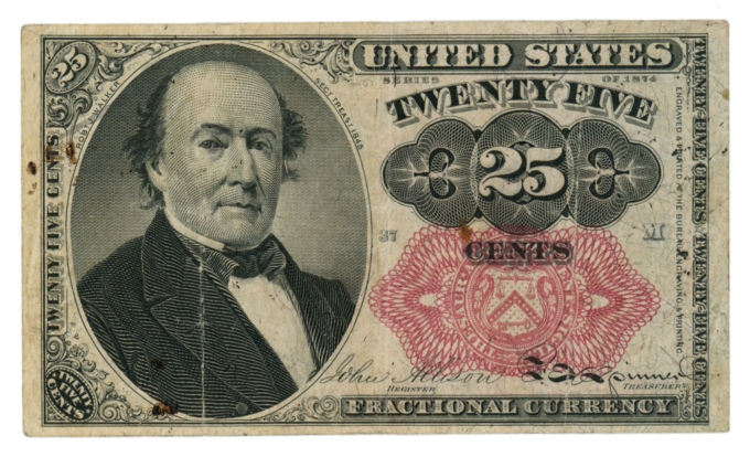 Fr. 1309 United States Fractional Currency 25c Note (63605)