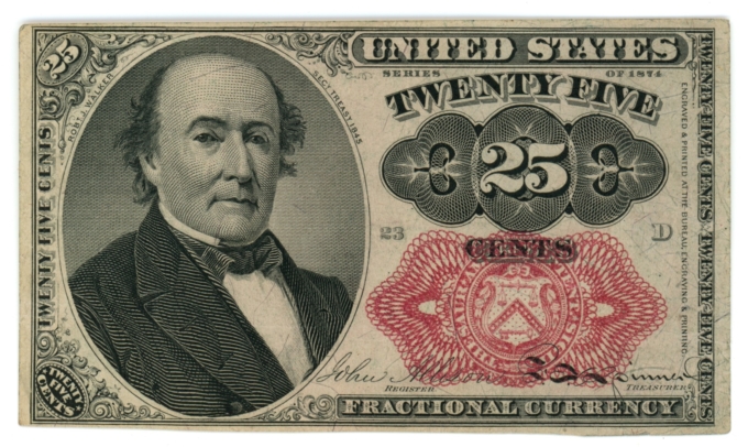 Fr. 1309 United States Fractional Currency 25c Note (63604)