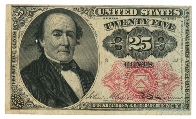 Fr. 1308 United States Fractional Currency 25c Note (63607)