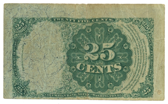 Fr. 1309 United States Fractional Currency 25c Note (63606)