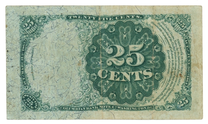 Fr. 1309 United States Fractional Currency 25c Note (63605)