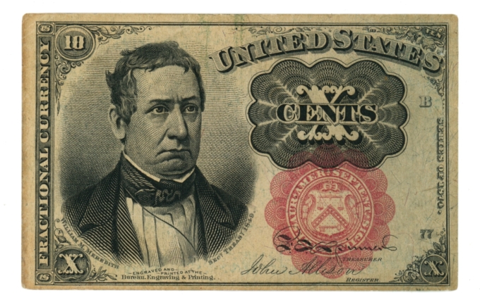 Fr. 1266 United States Fractional Currency 10c Note (63609)