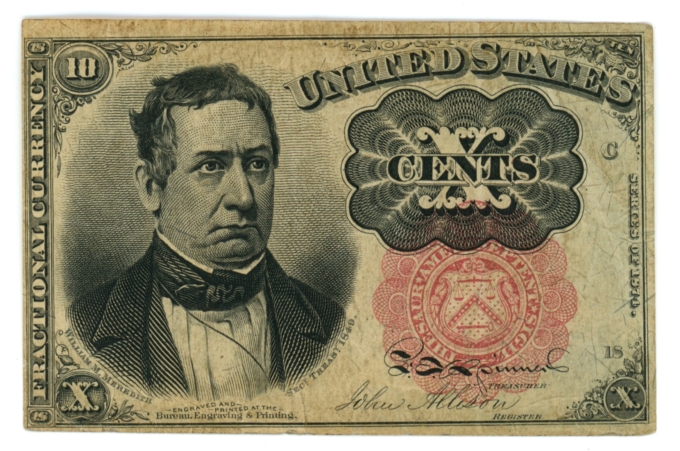 Fr. 1265 United States Fractional Currency 10c Note (63608)