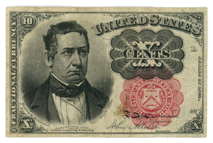 Fr. 1265 United States Fractional Currency 10c Note (63612)