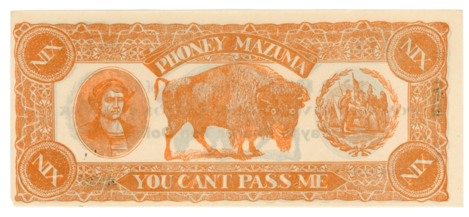 1922 Powder River First National Bank, Iowa $10 Scrip - Phoney Mazuma (63631)