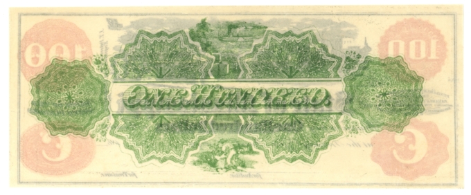 186_ State of Mississippi MS Remainder $100 CR-49A RARE (L5065)