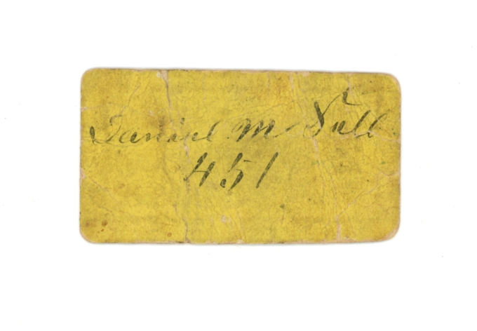 ND 2 Cent Daniel M. Sell Check coupon Pennsylvania PA (L5165)