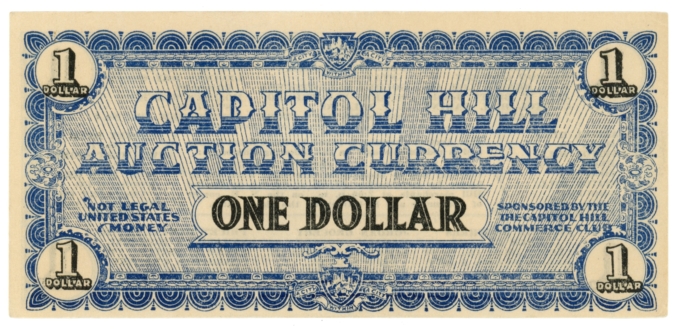 ND Capitol Hill Commerce Club Oklahoma City OK $1 Obsolete Note (64010)