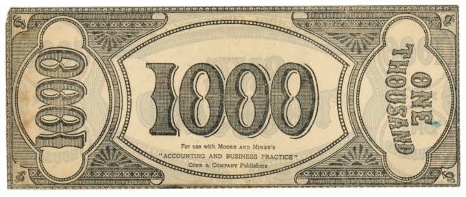 Moore & Miner's Accounting & Business Practice 1000 School Currency (A0003)