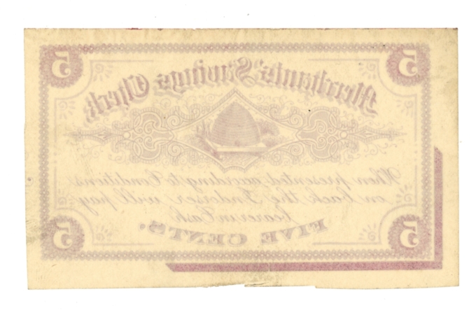 Merchants' Savings Check Five Cents (A0005)