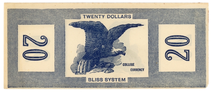 ND Bliss System College Currency $20 Maine ME (L5255)