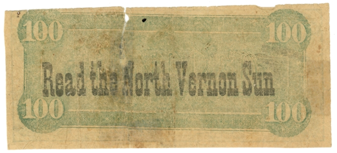 ND CSA Ad North Vernon Sun Indiana IN (L5272)