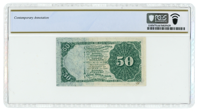 FR-1379 Fourth Issue US Fractional 50 Cents PCGS UNC 64 (L5288)