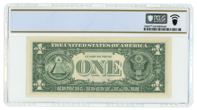 1969 $1 FRN Chicago FR-1903-G* 2 in seq. PCGS 64 PPQ (L5289)