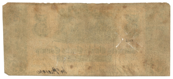 1841 Farmers Bank of Bucks County Bristol Pennsylvania $5 Obsolete Note (64105)