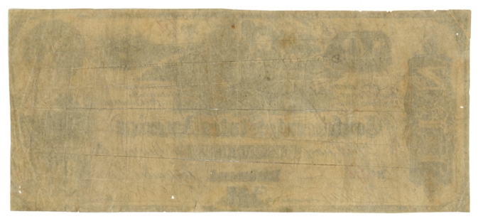 CT-29 1861 Confederate States of America CSA $10 Note CTFT (64205)
