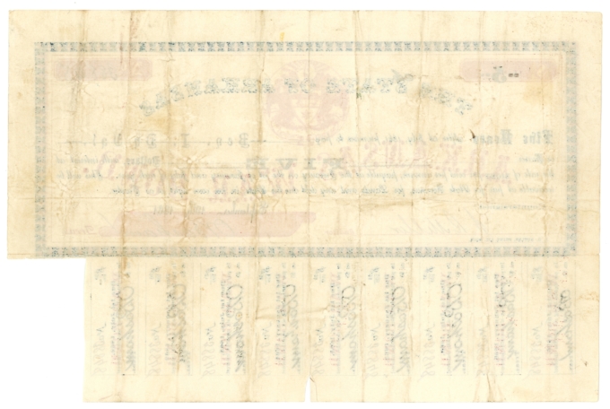 1861 State of Arkansas $5 Arkansas War Bond CR-61J2 - 8% Coupon Bond (64109)
