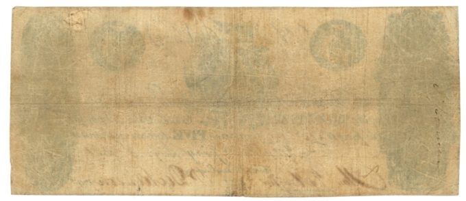 1831 Trenton Banking Company Trenton New Jersey NJ $5 Obsolete Note (64258)
