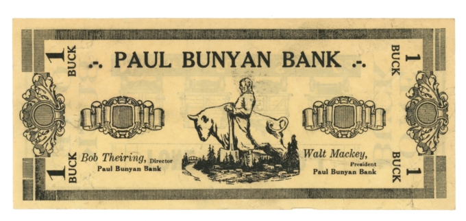 Paul Bunyan Bank One Buck Marshfield Fuel & Supply Co. (A0008)