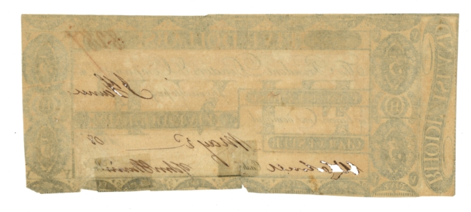 1808 Farmers Exchange Bank Gloucester Rhode Island RI $5 Obsolete Note (A0056)