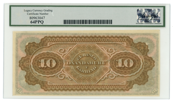 1869 SCWPM#S1784r 2 in Sequence Argentina 10 Pesos Legacy 64PPQ (L5315)