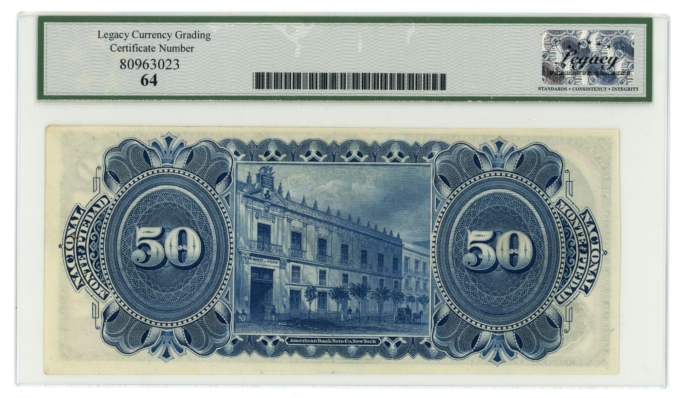 188X Nacional Monte de Piedad Mexico 50 Pesos Legacy UNC 64 S-268r1 (64354)
