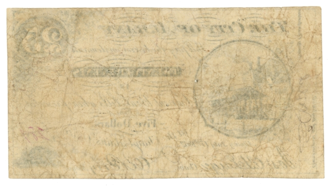 1862 City of Albany New York NY 25c Obsolete Note (64441)