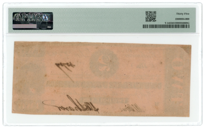 T-54 1862 Confederate States of America CSA $2 Note PF-11 CR-392 PMG VF 35 64658