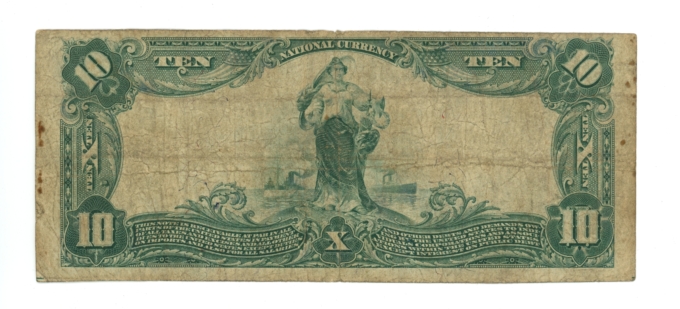 1902 Southern National Bank of Richmond KY $10 National Bank Note Ch#9832 64799